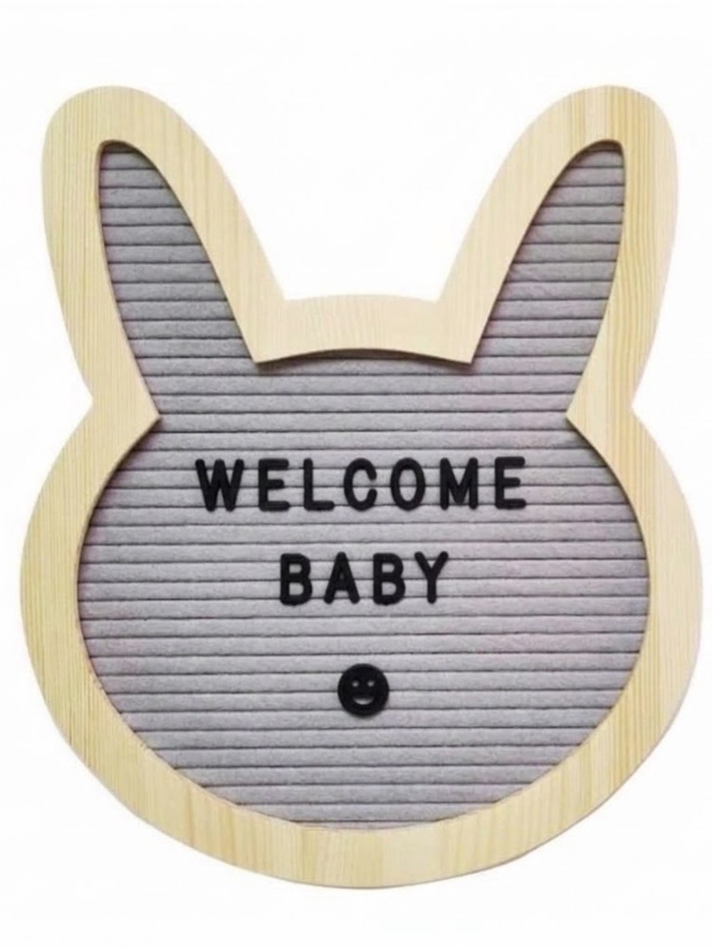 Kicks & Cradle Decorative Announcement Letter Board Pregnancy Milestone Baby